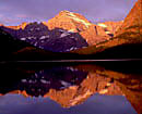 Mount Gould from Swiftcurrent Lake (62k)